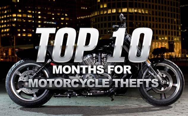Top 10 Months For Motorcycle Theft
