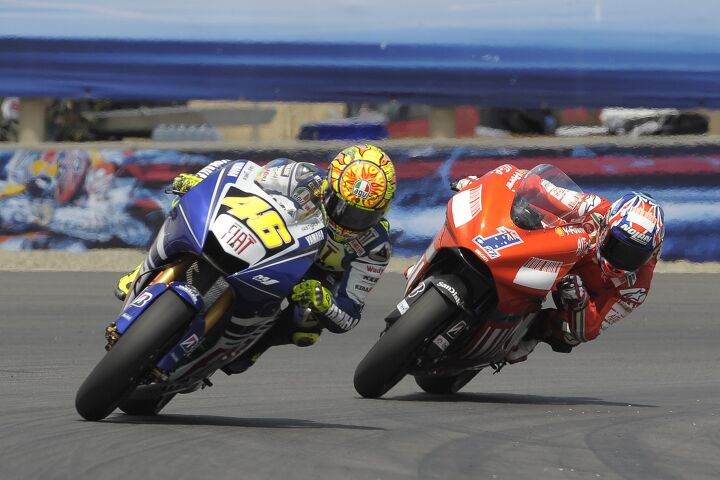 motogp laguna seca 2013 preview, The battle between Valentino Rossi and Casey Stoner at the 2008 US Grand Prix was a highlight that season