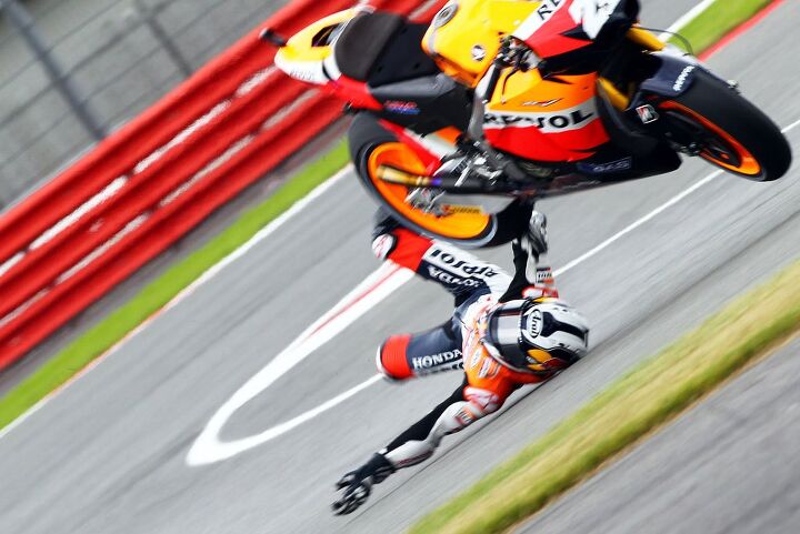 motogp silverstone 2013 preview, Dani Pedrosa narrowly avoided serious injury in a hard crash during qualifying for the 2010 British Grand Prix