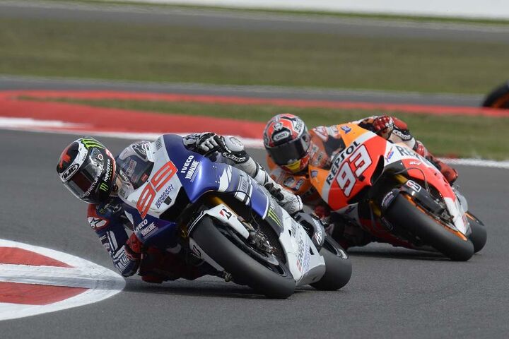 motogp silverstone 2013 results, Jorge Lorenzo hadn t been getting the best of Marc Marquez very often this year but with the rookie dislocating his shoulder in warm up the defending champion took advantage