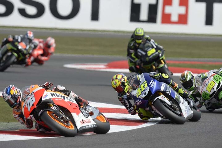 motogp silverstone 2013 results, Valentino Rossi couldn t crack the top three but staved off Alvaro Bautista for his third consecutive fourth place finish