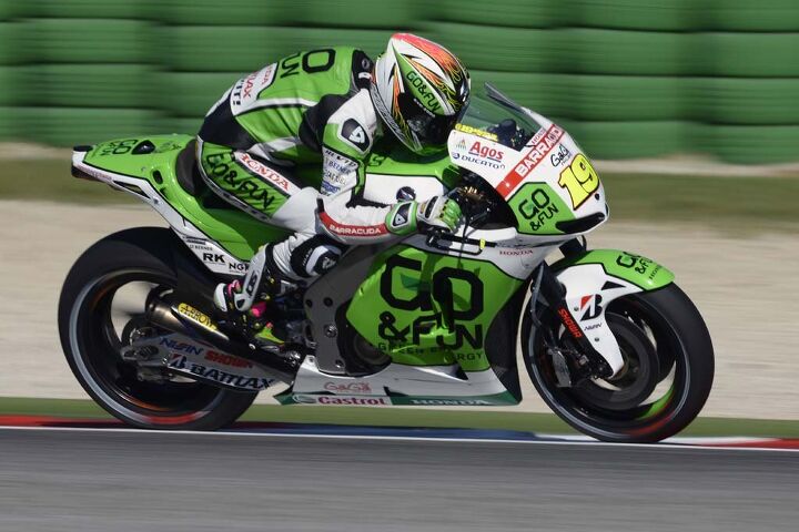 motogp misano 2013 results, At the very least we can say Alvaro Bautista did a fantastic job matching colors with the green tire wall