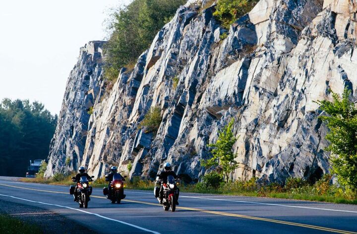 a motorcycle adventure for the uninitiated video, Completing the 1 300 mile Lake Superior Circle Tour is the challenge for Dave and Deb Photo by Virgil Knapp