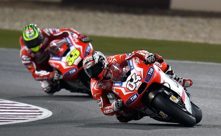 motogp 2014 losail results, On paper the new rules should give Ducati an advantage And while the two factory Ducatis finished higher than they did last year Jorge Lorenzo s first lap crash was the bigger factor