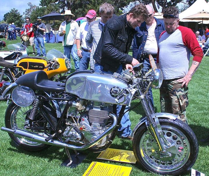 2014 quail motorcycle gathering, Author s Honorable Mention award goes to the 1961 BSA Gold Star owned by Craig Stegall of Vancouver Wash Delicious