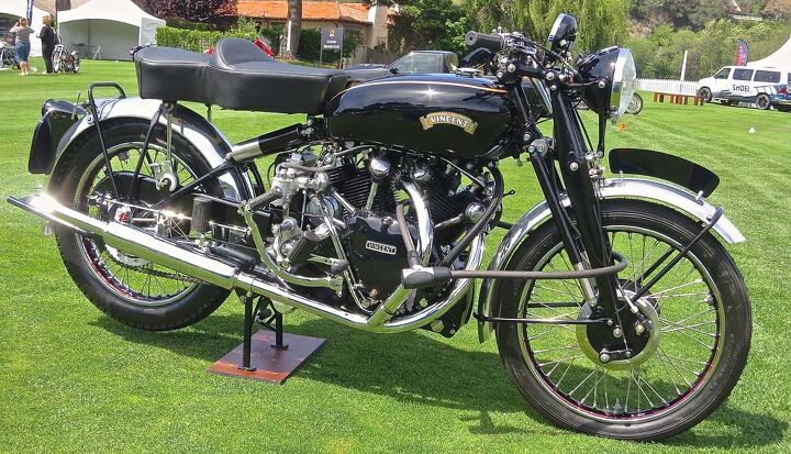 2014 quail motorcycle gathering, The event would be incomplete without a Vincent Black Shadow
