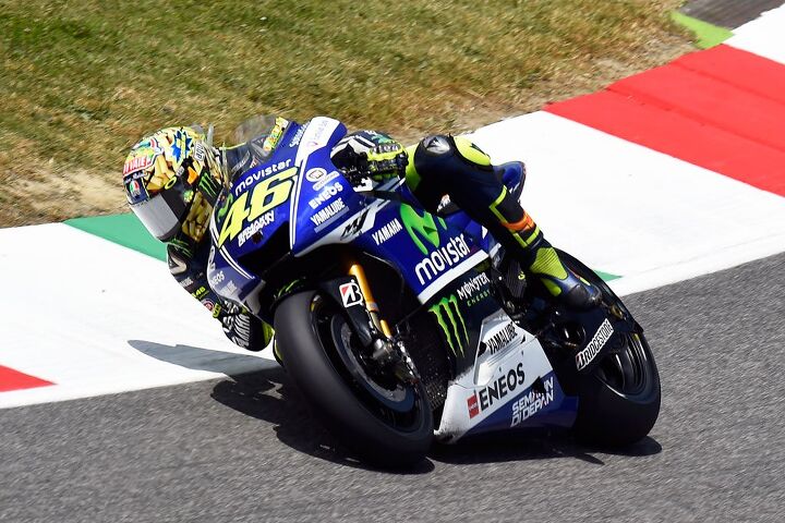 motogp 2014 mugello results, Valentino Rossi delighted the crowd with a third place finish his first podium at Mugello since 2009