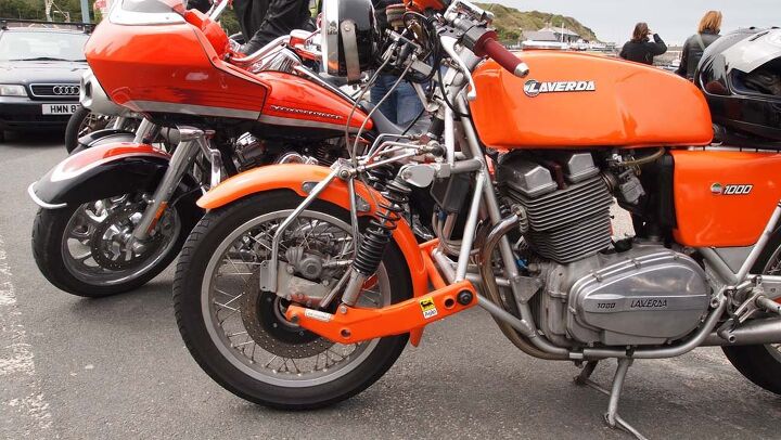 isle of man tt cool and unusual motorcycles, Laverda 1000 with leading link race suspension