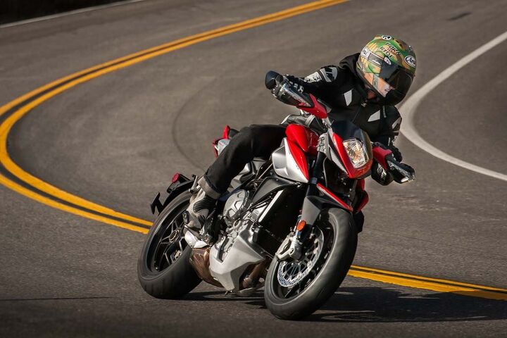 mega motard shootout 2014 ducati hypermotard sp vs mv agusta rivale video, We can t stress enough how annoying the small fuel tank is on the Rivale However once you get it on roads like this the fun factor it provides is undeniable