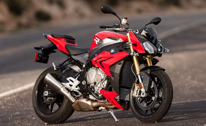 2014 super naked street brawl video, If you see gold anodized fork on an S1000R it has DDC
