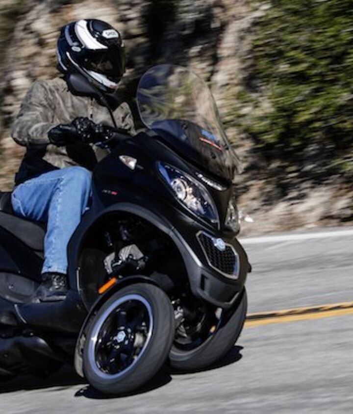 three wheeler threeway, The 2016 MP3 is the first MP3 to come stateside since 2010 Recent updates to the model include traction control larger front wheels from 13 to 14 inches wider positioning between the front wheels restyled front end larger storage compartment with a USB port and a larger windscreen It retails for 8 999