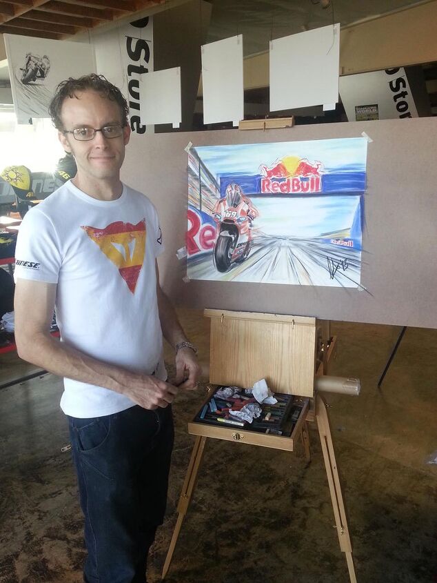 the man behind the easel motorsports artist alex wakefield, Motorsport artist Alex Wakefield is trying to make a name for himself especially in the motorcycle community It s relatively easy to find F1 art Through my art I want to raise awareness for both myself and motorcycle sport