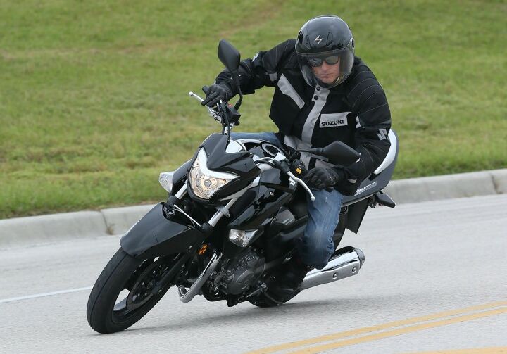 2014 suzuki gw250 review first ride, The GW250 displays competent handling manners and reasonable cornering clearance
