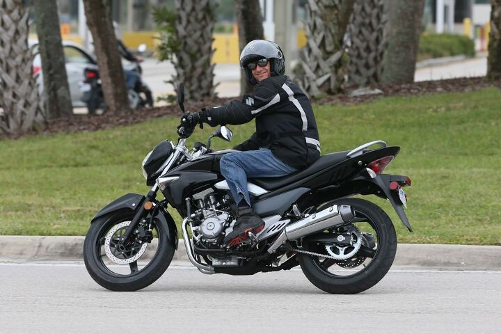 2014 suzuki gw250 review first ride, Riding motorcycles even small ones is what makes us grin