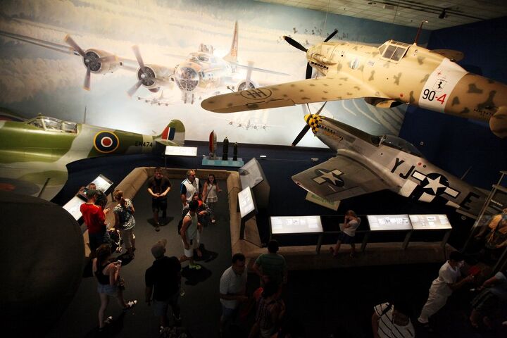 the wings tour 2014 leg one, The Air and Space Museum s World War II Aviation gallery features such classic piston driven fighters as the Spitfire the P 51D and the Macchi Folgore