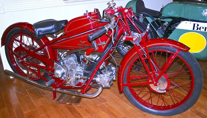 solvang vintage motorcycle museum, Old Guzzis have a special place in the hearts of old racers Unlike the production models this 1924 CV4 sported a 4 valve head and overhead cam
