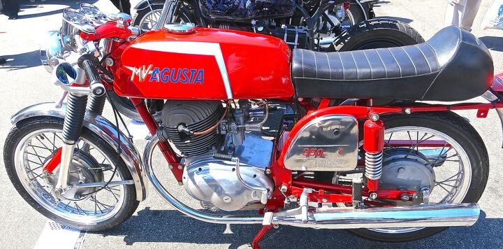 venice vintage motorcycle rally, Best European went to the 1972 MV Agusta 350 Sport owned by Roy Nolan of Ireland