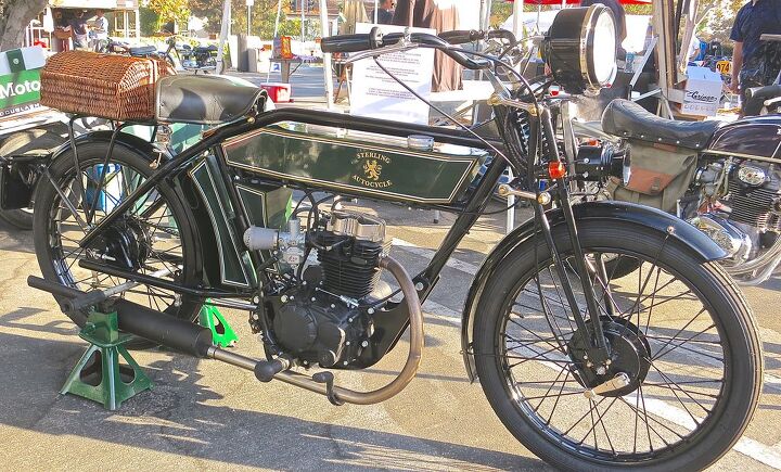 venice vintage motorcycle rally, The prototype of the Sterling Auto Cycle was built in Italy using a modern 230cc pushrod engine A diesel powered sidecar rig is also in the works