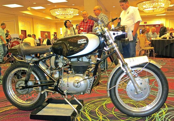 2015 bonhams motorcycle auction, This 1964 Parilla 250 Grand Sport was shy of concours standards but went to a new home for 7 475 Small bore Italian bikes have grown in popularity and price which as ever depends on condition and availability