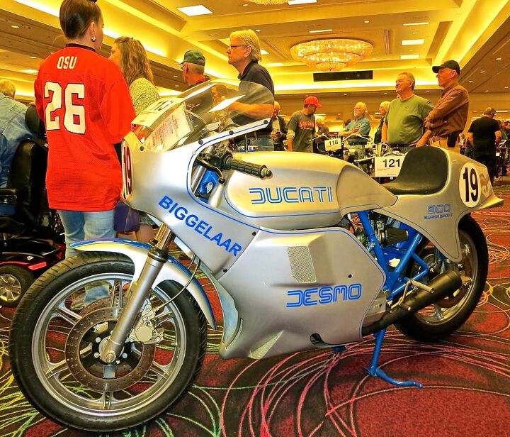 2015 bonhams motorcycle auction, Ducatis of every generation were represented in Vegas This 1979 900SS from a European Superbike team sold for 25 012