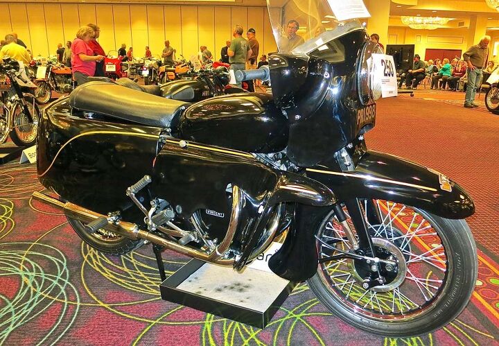 2015 bonhams motorcycle auction, This 1954 Vincent Black Prince prototype fell short of its projected 250 000 range Another one sold for 79 350