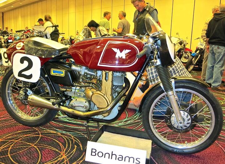 2015 bonhams motorcycle auction, The Matchless G50 falls into the same category This ex Dick Mann edition from 1962 was sold for 115 000 which allowed the owner to pay off his house mortgage and simultaneously maintain his motorcycle habit