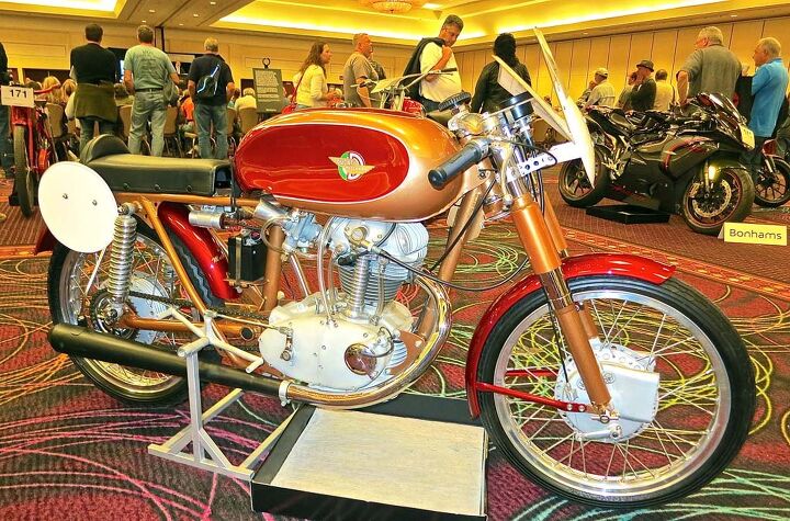 2015 bonhams motorcycle auction, On the other hand early Ducati production racers continue to ascend in the hen s teeth category The 1959 175cc F3 which once resided in the Guy Webster collection was sold by a more recent owner for 89 700