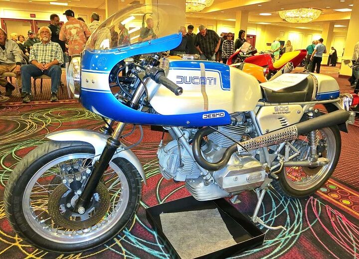 2015 bonhams motorcycle auction, One more entry for the Italophiles Not pristine but mostly original and correct this 1977 900SS Imola brought 36 800 The so called square case bevel drives continue to elevate in value There are even murmurs in Bologna of making replacement parts