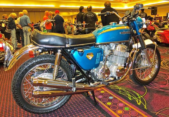 2015 bonhams motorcycle auction, A nicely turned out 1970 Honda CB750 brought 18 400