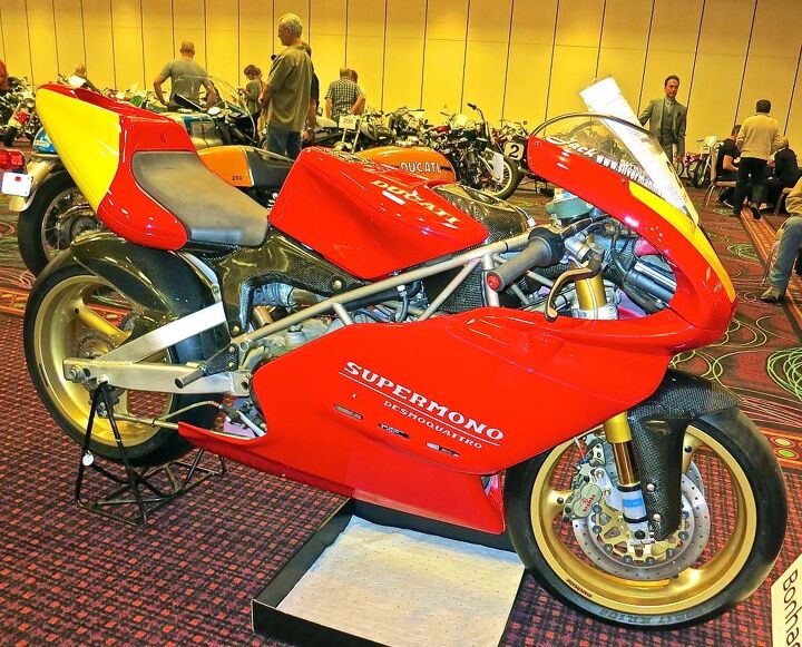2015 bonhams motorcycle auction, The 93 Ducati Supermono one of 67 built for Singles racing was posted for 150 000 No sale