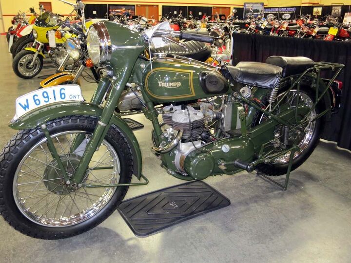 2015 mecum midamerica motorcycle auction, The second from a Canadian collection went for 7 000 The 500cc Twins never did see use in combat