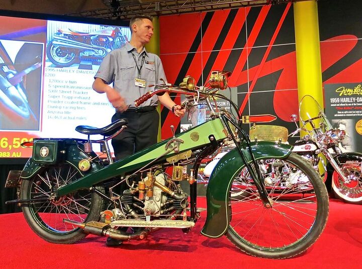 2015 mecum midamerica motorcycle auction, A 1923 Hirsch Berlin was number five on the top dollar list selling for 76 000