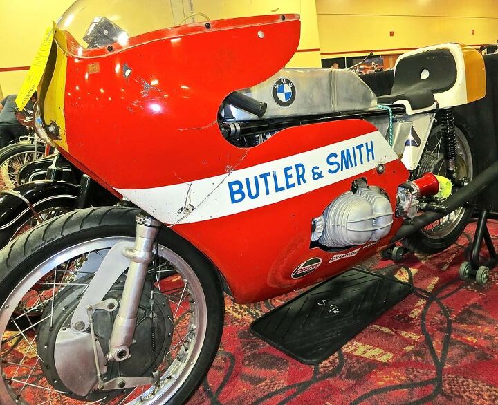 2015 mecum midamerica motorcycle auction, The ex Reg Pridmore Udo Geitel F750 BMW racer went unsold at 25 000