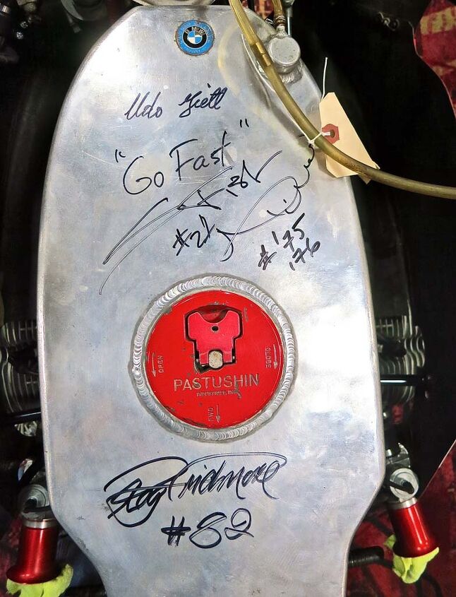 2015 mecum midamerica motorcycle auction, Not even Reg Pridmore s autograph helped to push the BMW past 25 000