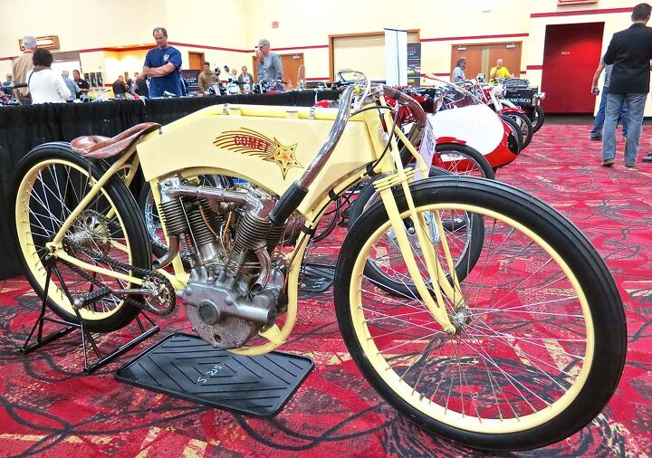 2015 mecum midamerica motorcycle auction, The 1914 Comet racer was bid to 45 000 No sale