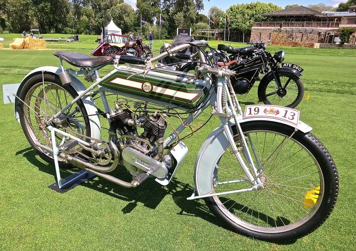 the quail motorcycle gathering 2015 report, A rare 1913 Rex JAP Brampton Special owned by Douglas McKenzie