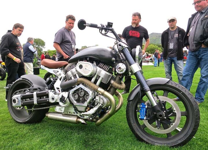the quail motorcycle gathering 2015 report, The Confederate Hellcat was another object of curiosity