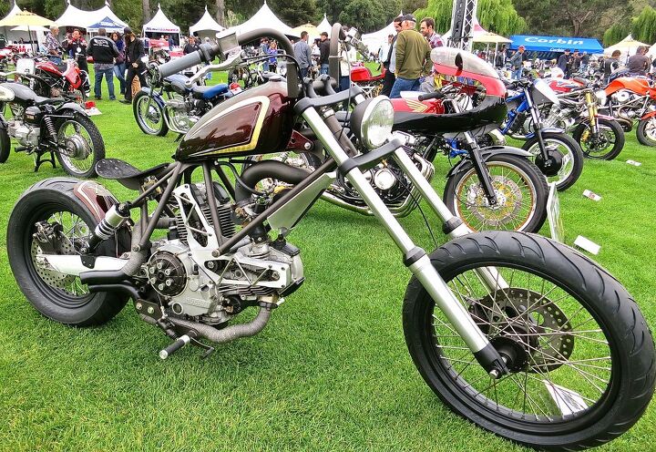 the quail motorcycle gathering 2015 report, And what show worth its salami would be complete without a Ducati chopper