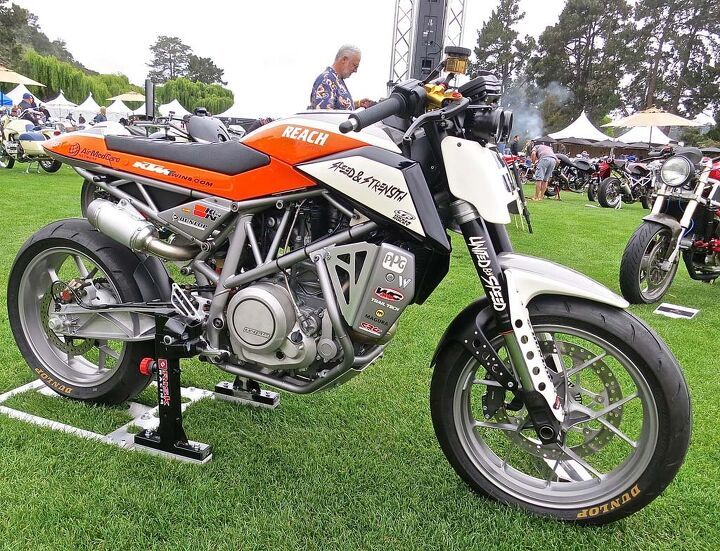 the quail motorcycle gathering 2015 report, For another take on the big KTM single this is Darrell Schneider s 2013 690 Duke