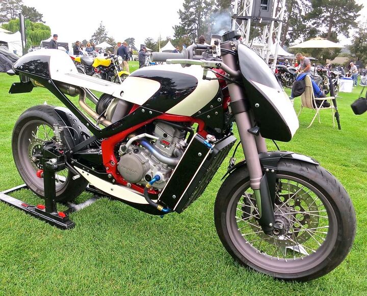 the quail motorcycle gathering 2015 report, Schneider also offered this interpretation of an 04 Honda CRF250R
