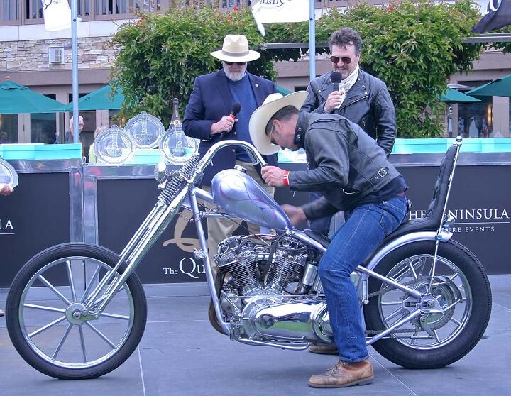 the quail motorcycle gathering 2015 report, Top of the chops award went to Dave Shaw s 1966 Harley FLH