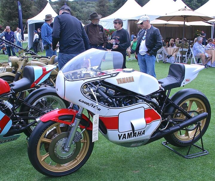 the quail motorcycle gathering 2015 report, Significance in Racing award went to Jeff Palhegyi s 1979 Yamaha TZ750