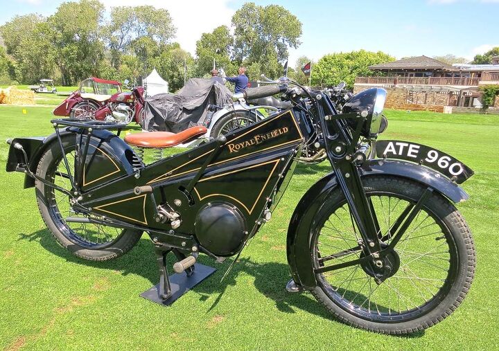 the quail motorcycle gathering 2015 report, Douglas McKenzie showed a 1936 Royal Enfield Lady s Model