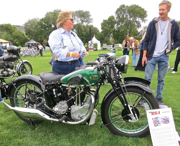 the quail motorcycle gathering 2015 report, Originally owned by a sheep rancher in Australia the 1936 BSA sat by a shed for 64 years The restoration won Brent Lenehan second place British bike