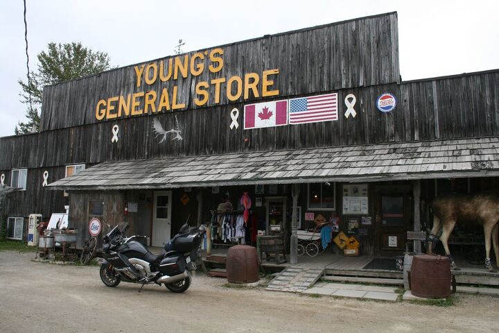 28 days on the road around lake superior, Young s General Store in Wawa Ontario Canada