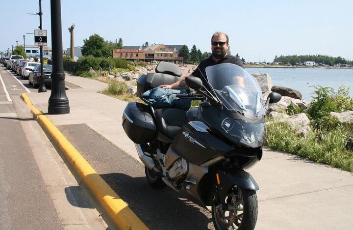 28 days on the road around lake superior, The only picture of myself on this trip Thanks Paul