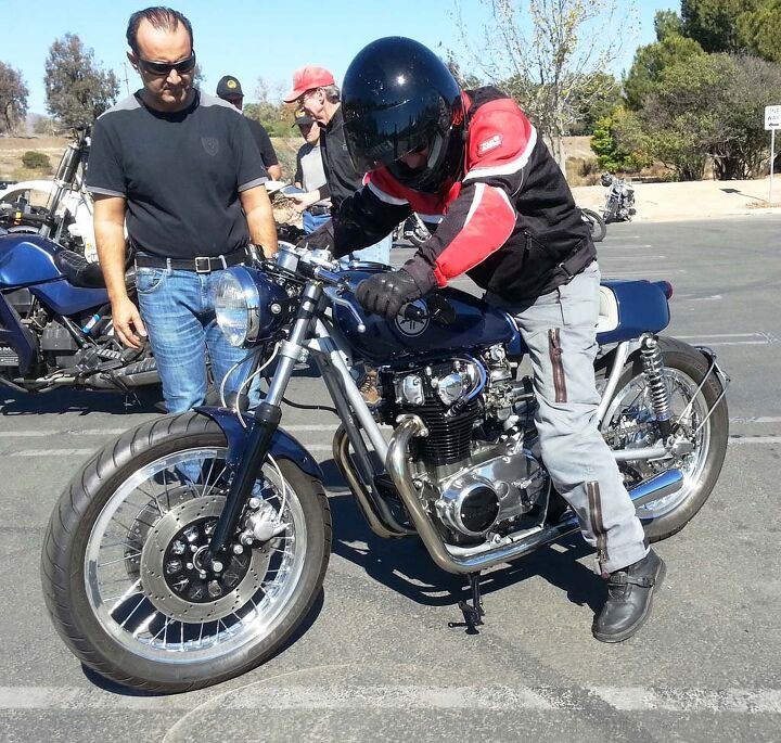 36th annual hansen dam rally report, Best Expression of Yamaha XS650 Expression The XS has gained a large following both for its variation on the Triumph 650 theme and its potential for customizing from hard tails to caf racers Case in point Eric Stein s 1975