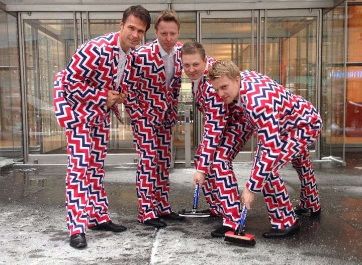 head shake high octane games, You want nuts Look no further than Exhibit A the Norwegian Curling Team and their Xtreme trousers