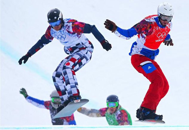 top 5 winter olympic sports that parallel motorcycle racing