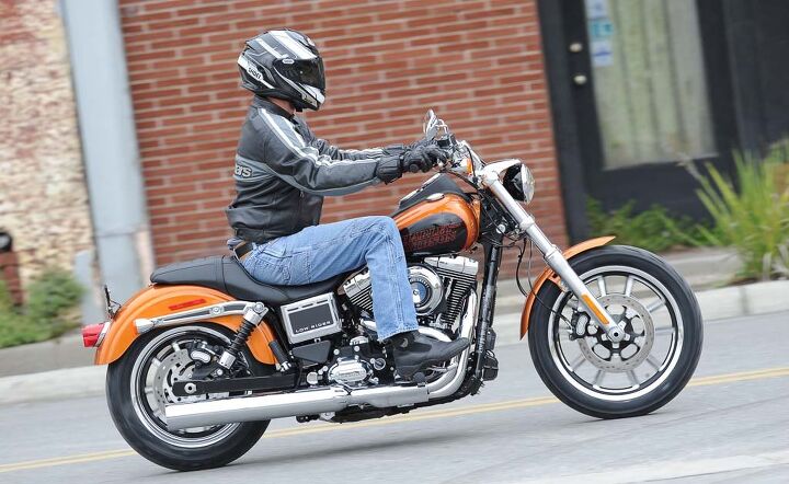 2014 harley davidson low rider review first ride, The riding position is relaxed for a 5 11 rider but we wish Harley had included an inch of fore aft adjustment for the footpegs
